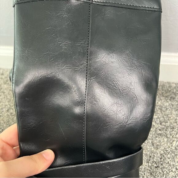 Sz 7M St. John’s Bay Black under the knee Boots Brand New $80 MSRP - Picture 11 of 11